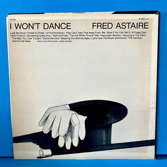 Fred Astaire – I Won’t Dance Vinyl LP TS 7765 Tux Cover Jazz Vocal Standards - Picture 2 of 7